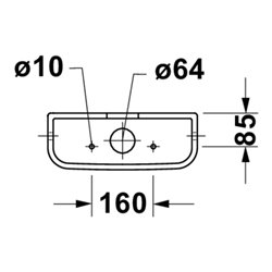 Duravit Spülkasten D-Code 39x14,5cm, 6/3 l, w, f Anschl. re o. li