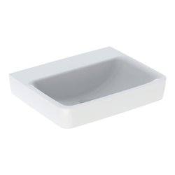 Geberit Waschtisch Renova Plan 55x44cm, o. Hahnl., o. ÜL, weiß KeraTect
