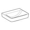 Geberit Waschtisch Renova Plan 55x44cm, o. Hahnl., o. ÜL, weiß KeraTect