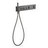hansgrohe Fertigset ShowerComposition UP-THM, 3 Verbr., polished black chrome