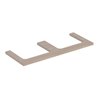 Geberit Waschtisch-Platte One 120x3x47cm, Eiche/Mela Holz, AS 2-fach