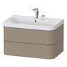 Duravit Möbelwaschtisch Happy D.2 Plus 77,5x49cm, 2 HL, leinen, 2 Schubkästen
