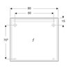 Geberit Lichtspiegel Option Basic Beleuchtung oben, 100x90cm