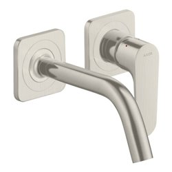hansgrohe Fertigset Axor Citterio M UP-Waschtisch-Einhebelmischer, A 167mm, m Ros, Edelstahl-Optik