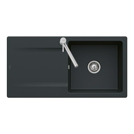 V&B Flächenbündige Spüle Siluet 60 Flat Spülbecken, chromite CeramicPlus