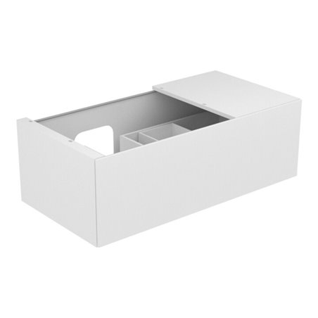 Keuco Waschtischunterschrank Edition 11 105x35x53,5cm, Lack Hochglanz Weiß