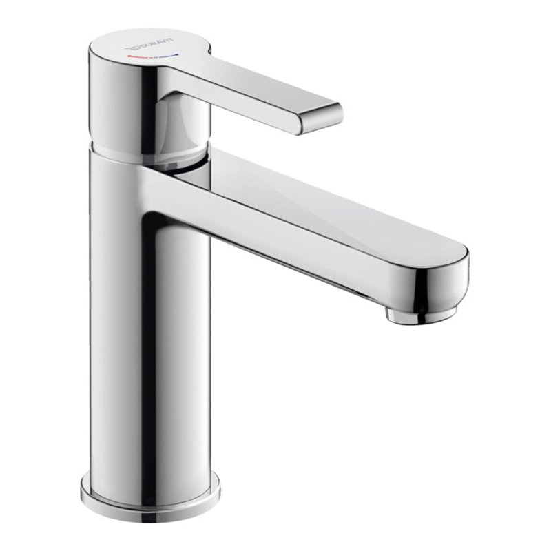 Duravit Waschtisch-Einhebelmischer S Fresh + -Flow B.2 o. Zugst.Abl.Gar., Ausl. 139mm, chrom