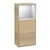 V&B Seitenschrank Wandbeleuchtung Finion 41,8x93,6cm, li, Reg ob wh. m, Oa Veneer