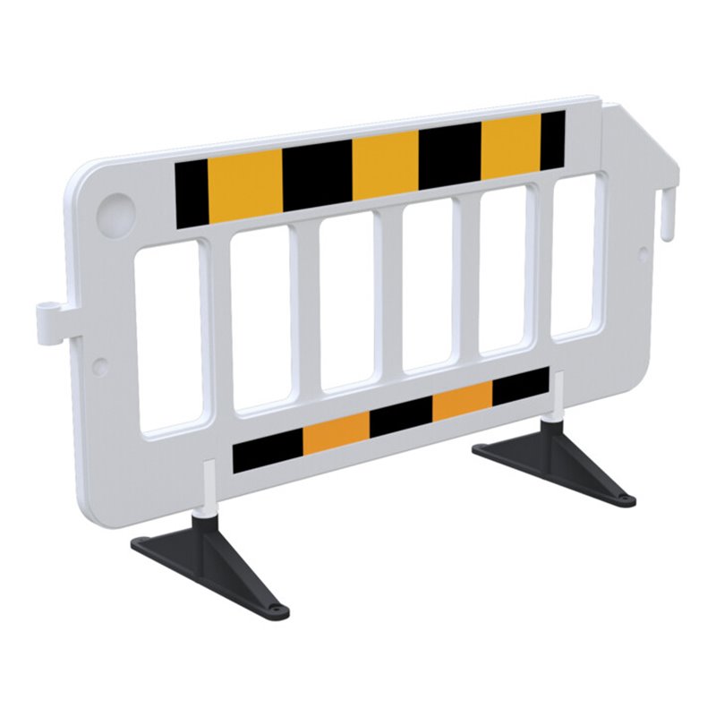 Schake Absperrgitter aus Kunststoff 2,00m gelb/sch