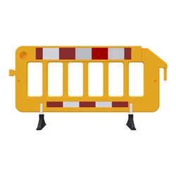 Schake Absperrgitter aus Kunststoff 2,00m, Typ 2