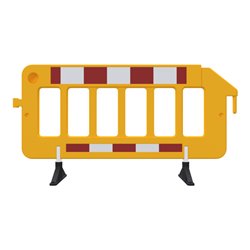 Schake Absperrgitter aus Kunststoff