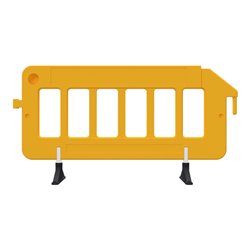 Schake Absperrgitter aus Kunststoff