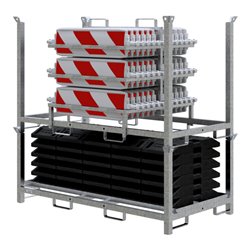 Schake Bakenset 36055PL-SET2 mit Fußplatte, einseitig linksweisend, pfeilförmig