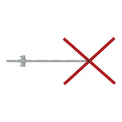 Schake Klemmvorrichtung für Auskreuzung 30x30