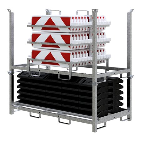 Schake Bakenset 36NOXP2-SET2 mit Lager und Transportpalette