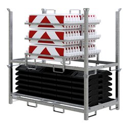 Schake Bakenset 36NOXP-SET2 mit Lager- und Transportpalette