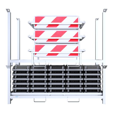 Schake Bakenset 36NOX2-SET2 mit Lager und Transportpalette