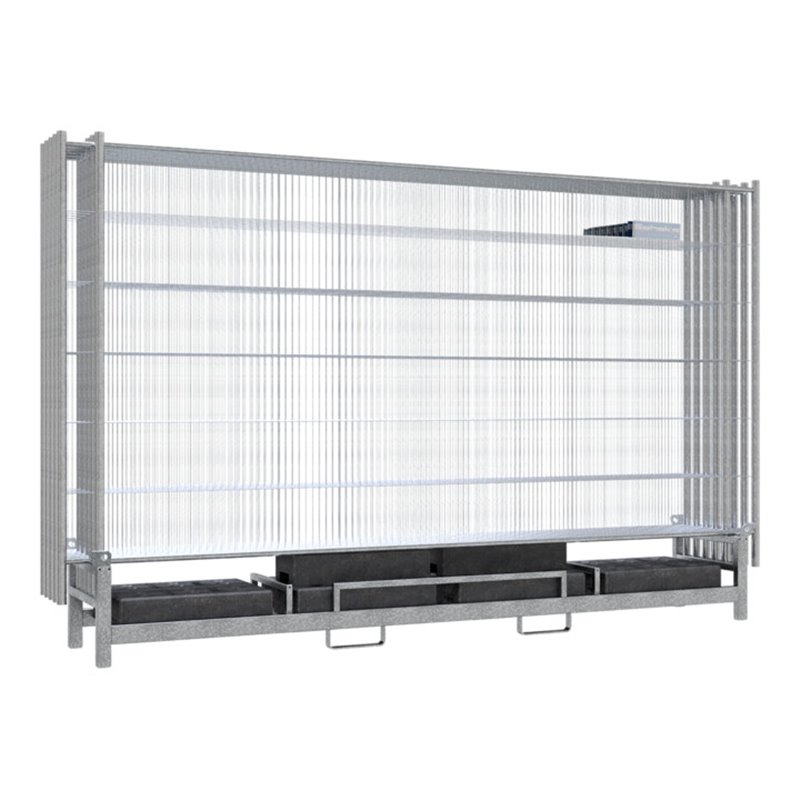 Schake Bauzaunset Cloud mit Twinpalette 10 2,00 x 3,50 m verzinkt (Art.-Nr. 3B2035C)