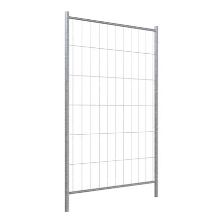 Schake Mobil-Bauzaun Ausgleichselement Profi H2,00xL1,20m, Ausgleichselement ohne Haken und Ösen, Breite 1,20 m, Höhe 2,00 m