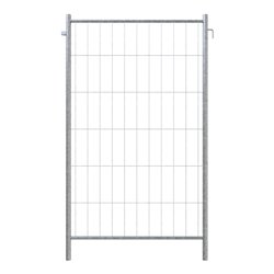 Schake Mobil-Bauzaun Ausgleichselement Profi H2,00xL1,20m, Ausgleichselement mit Haken und Ösen, Breite 1,20 m, Höhe 2,00 m