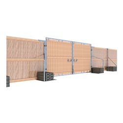 Schake Holzbauzaunständer, Aufbauhöhe 0,80 m - 1,30 m