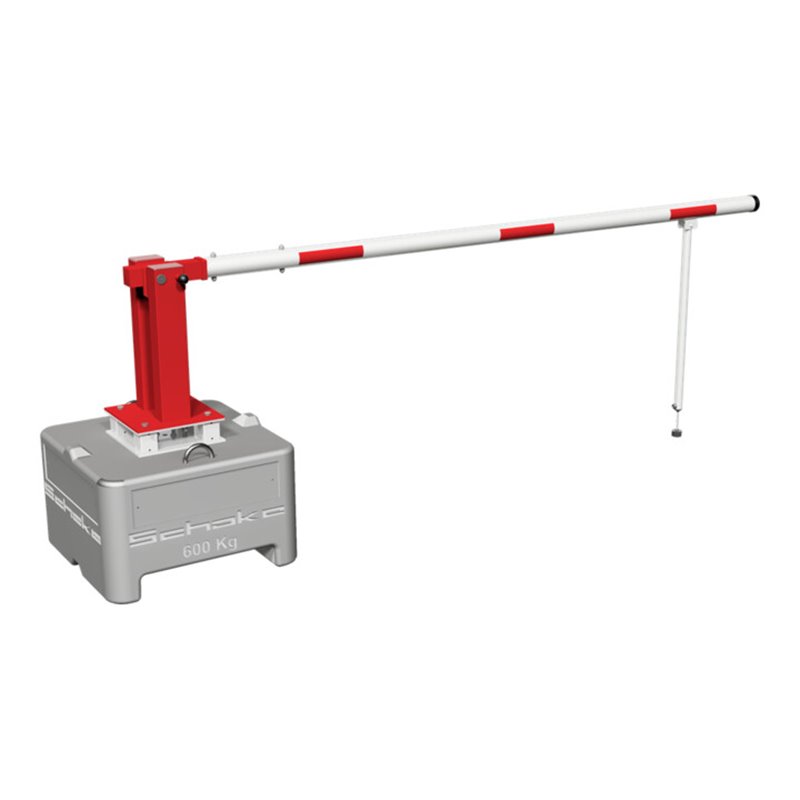 Schake Mobile Handschranke, Weite 5000 mm, Dreikantverschluss und Profilzylinderschloss