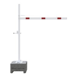 Schake Höhenbegrenzer Mobil, Querrohrlänge 2500 mm, Dreikantverschluss