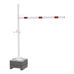 Schake Höhenbegrenzer Mobil, Querrohrlänge 2500 mm, Dreikantverschluss