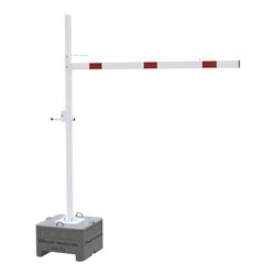 Schake Höhenbegrenzer Mobil, Querrohrlänge 2500 mm, Profilzylinderschloss