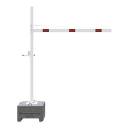 Schake Höhenbegrenzer Mobil, Querrohrlänge 2500 mm, Profilzylinderschloss