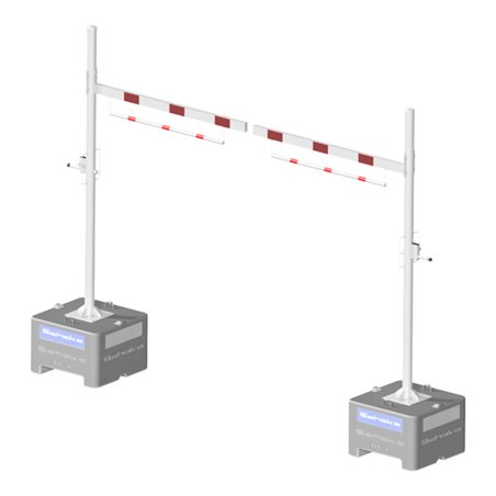 Schake Höhenbegrenzer Mobil, Querrohrlänge 4500 mm, für Vorhangschloss