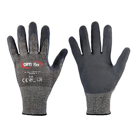 Schnitthandschuh Comfort Cut schwarz meliert/schwarz EN 388 PSA II 12 PA