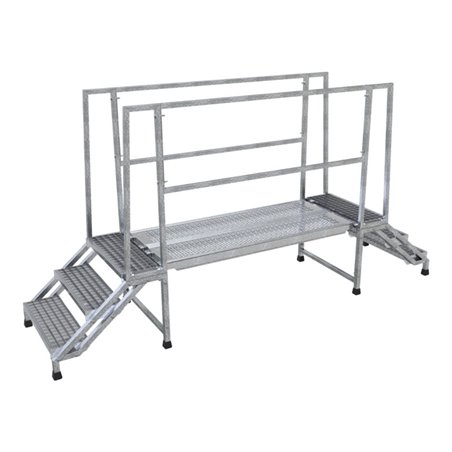 Schake Steigtritt Set mit Systembohle 2,5m