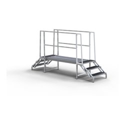 Schake Steigtritt Set mit Systembohle 1,5m