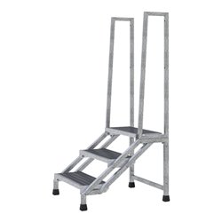 Schake Steigtritt mit seitlichen Geländern