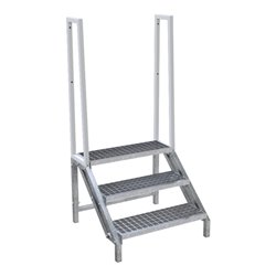 Schake Steigtritt mit seitlichen Geländern