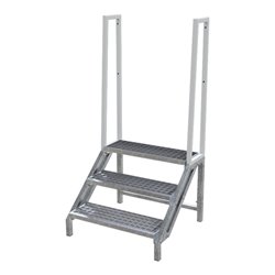 Schake Steigtritt mit seitlichen Geländern