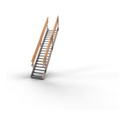 Schake Gerüstdielen nach DIN 4074, 3000 x 240 x 45 mm