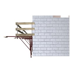 Schake Gerüstdielen nach DIN 4074, 3500 x 240 x 45 mm