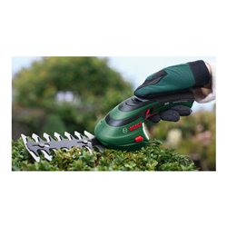 Bosch Akku-Gras- und Strauchschere Isio, Teleskopstiel