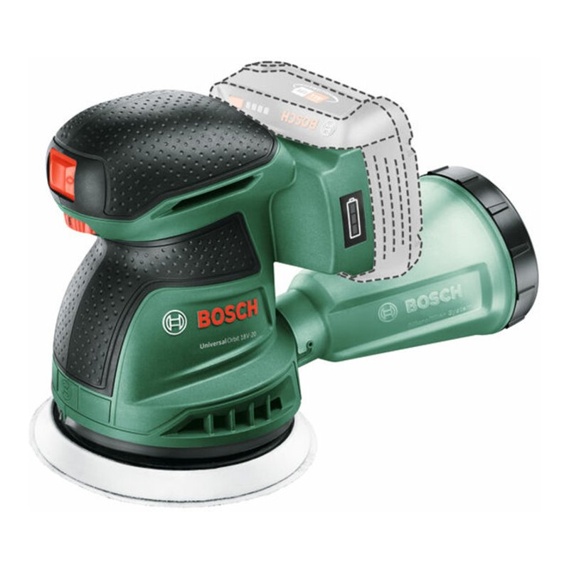 Bosch Akku-Exzenterschleifer UniversalOrbit 18V-20
