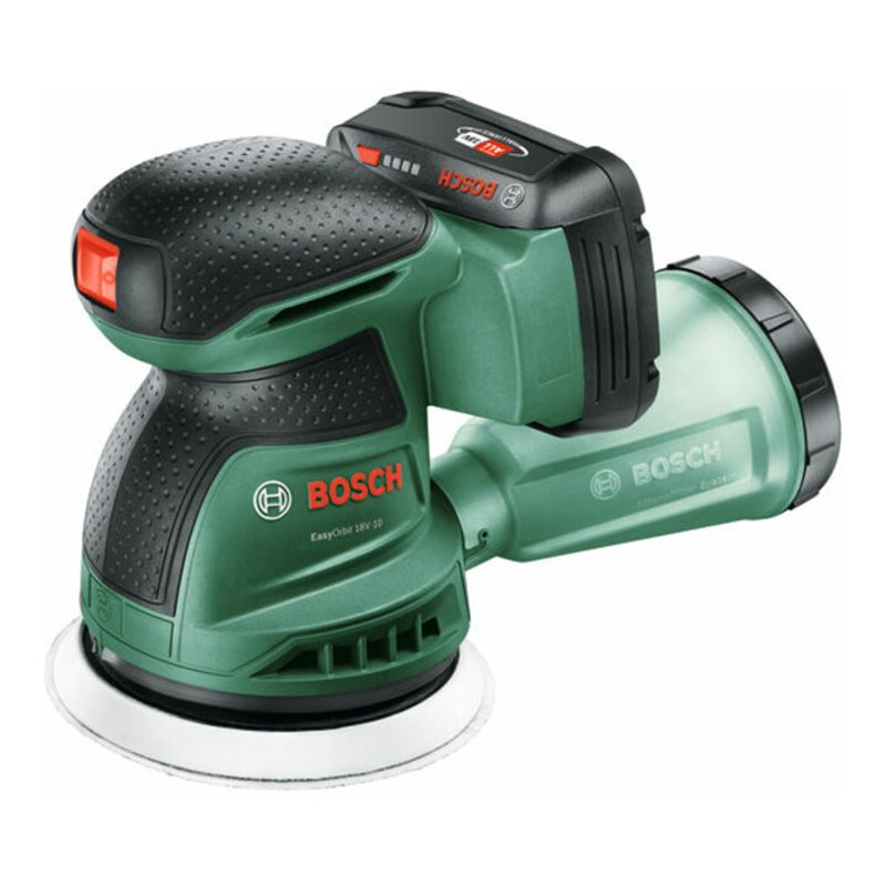 Bosch Akku-Exzenterschleifer EasyOrbit 18V-10, 1 x Akku PBA 18V 2.0Ah