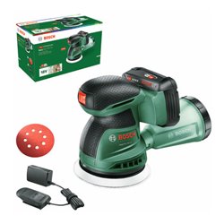 Bosch Akku-Exzenterschleifer EasyOrbit 18V-10, 1 x Akku PBA 18V 2.0Ah