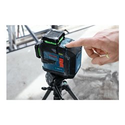 Bosch Linienlaser GLL 80-33 G, BA 3.7V 3.0Ah XL + USB-C®-Kabel im Handwerkerkoffer