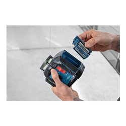 Bosch Linienlaser GLL 80-33 G, BA 3.7V 3.0Ah XL + USB-C®-Kabel im Handwerkerkoffer