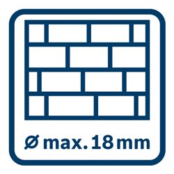 Bosch Akku-Bohrhammer mit SDS plus GBH 18V-18, 2 x Akku GBA 18V 2.0Ah,Handwerkerkoffer