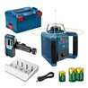 Bosch Rotationslaser GRL 300 HVG + LR 1 G, Batterien: 1 x 9V + 2 x 1,2V HR20 in L-BOXX