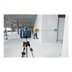 Bosch Rotationslaser GRL 300 HVG + LR 1 G, Batterien: 1 x 9V + 2 x 1,2V HR20 in L-BOXX