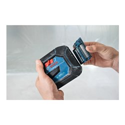 Bosch Linienlaser GLL 20-22 G, BA 3.7V 3.0Ah XL + USB-C®-Kabel im Handwerkerkoffer