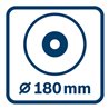 Bosch Systemzubehör für große Winkelschleifer GDE 180-CG